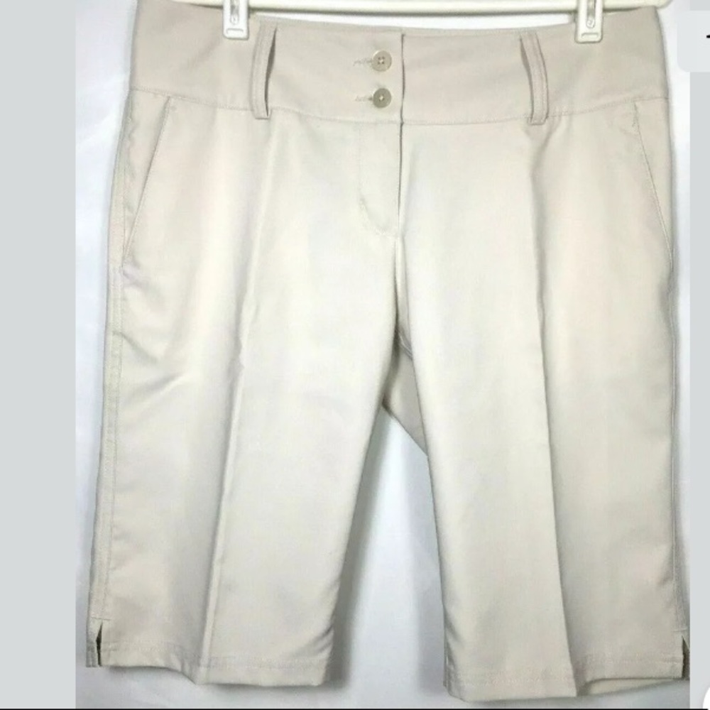 Adidas Golf Climalite Beige Shorts Women's Size 4